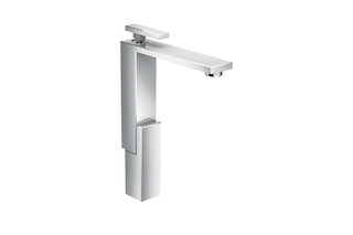 AXOR Edge Single lever basin mixer 280 with push-open waste set  by  AXOR