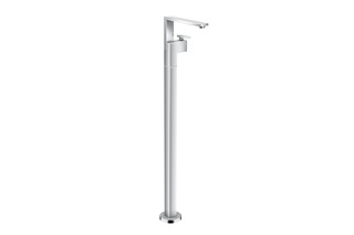 AXOR Edge Single lever basin mixer floor-standing with push-open waste set  by  AXOR