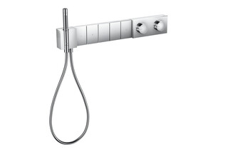 AXOR Edge Thermostatic module Select 680/100 for 5 functions for concealed installation - diamond cut  by  AXOR