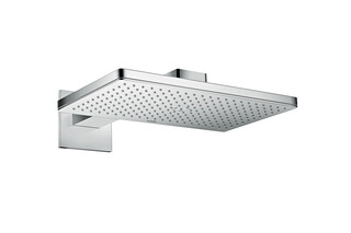 AXOR overhead shower 460/300 1jet with shower arm and square escutcheons  by  AXOR