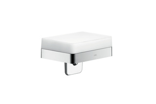 AXOR Universal liquid soap dispenser with shelf  by  AXOR