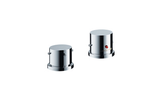 AXOR Starck 2-hole rim mounted thermostatic bath mixer  by  AXOR