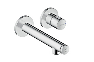AXOR Uno Select basin mixer 220, for concealed installation, wall-mounted  by  AXOR