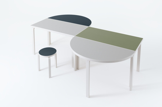 L-Leg table  by  Artek