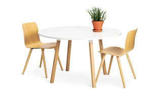 Alku conference table wooden legs  by  Martela