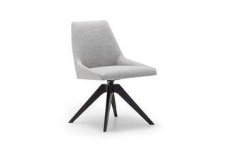 Alya chair wooden swivel base  by  Andreu World