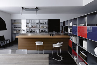 Artematica Vitrum nero lavagna  by  Valcucine