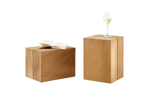 Blocc teak cube  by  solpuri