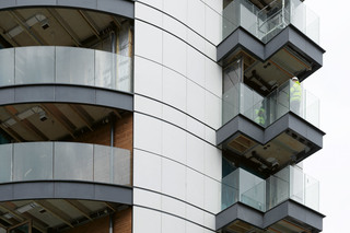 concrete skin & formparts, St. Marks Square  by  Rieder