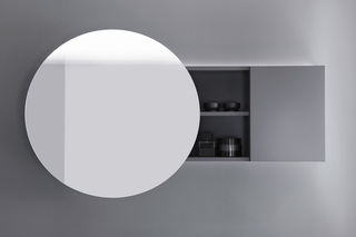 Coco mirror cabinet with indirect LED-light and selection: cold/warm white  by  burgbad