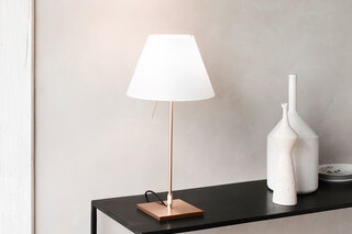 Costanzina Brass table lamp  by  Luceplan