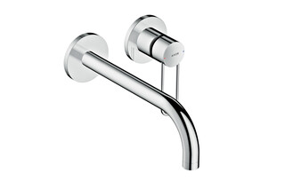 AXOR Uno Single lever basin mixer 225 for concealed installation, loop handle, wall-mounted  by  AXOR