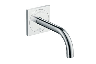 AXOR Uno Electronic basin mixer 225, for concealed installation with spout, wall-mounted  by  AXOR