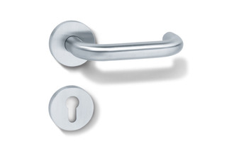 Standard door fitting B-technology satin  by  HEWI