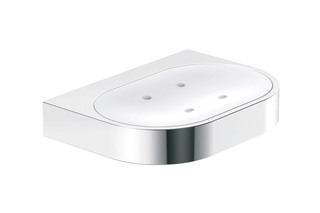 Soap dish with holder  by  HEWI