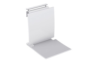 Removable hanging seat Seat and back rest white  by  HEWI
