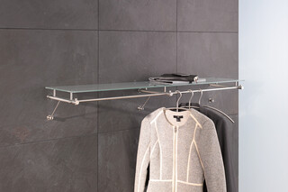 Wall wardrobe with glass shelf G3-1200G  by  PHOS