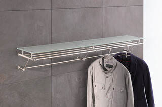 Wall wardrobe with glass shelf G8-1200G  by  PHOS