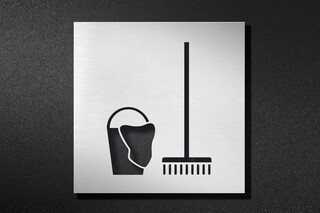 Hinweisschild Putzraum PS3801  von  PHOS