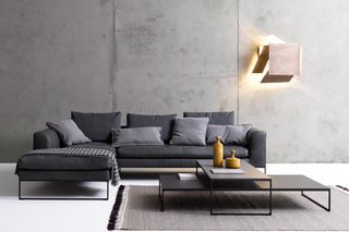 Mell lounge mit loose seat cushions  by  COR