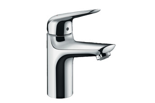 Novus Single lever basin mixer 100 for vented hot water cylinders with push-open waste set  by  Hansgrohe