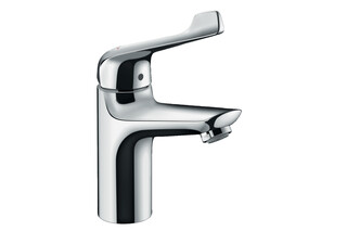 Novus Single lever basin mixer 100 with extra long handle and pop-up waste set  by  Hansgrohe