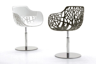 Forest swiveling armchair  by  Fast