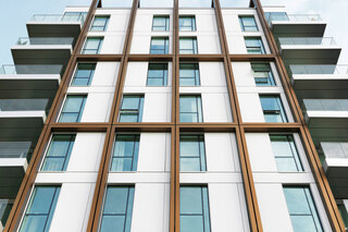 concrete skin, Woodberry Down London  by  Rieder