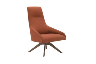 Alya wooden base lounge chair  by  Andreu World