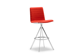 Flex stool with swivel base high back  by  Andreu World