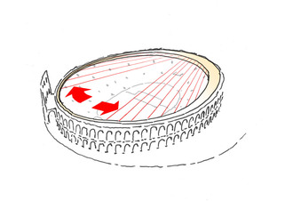 Arena Verona Dach Schlaich Bergermann Partner GMP Oeffnungsvorgang 03