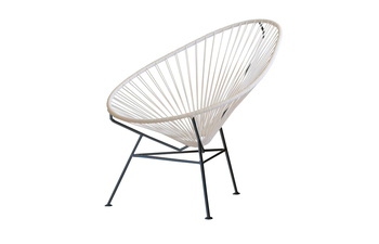 Acapulco Chair Classic Blanco-Negro