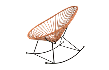 Acapulco Chair Rocking Leder Cognac
