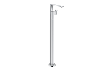 AXOR Edge Single lever basin mixer floor-standing with push-open waste set