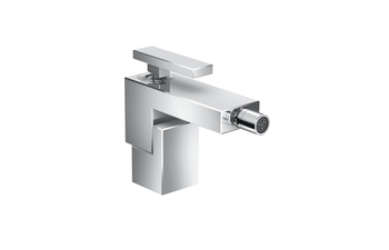 AXOR Edge Single lever bidet mixer with push-open waste set