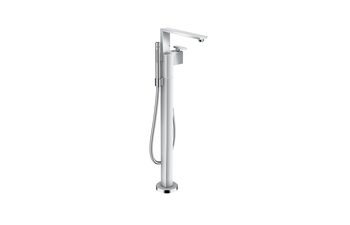 AXOR Edge Single lever bath mixer floor-standing - diamond cut