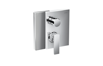 AXOR Edge Single lever bath mixer for concealed installation with integrated security combination according to EN1717 - diamond cut