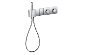 AXOR Edge Thermostatic module Select 470/100 for 2 functions for concealed installation - diamond cut