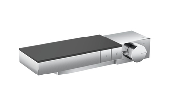 AXOR Edge Thermostat for 2 functions for exposed/concealed installation - diamond cut