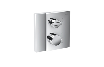 AXOR Edge Thermostat with shut-off valve for concealed installation
