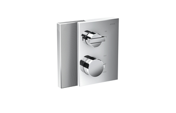 AXOR Edge Thermostat with shut-off valve for concealed installation - diamond cut