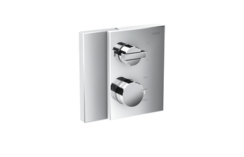 AXOR Edge Thermostat with shut-off valve/diventer valve for concealed installation