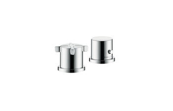 AXOR Citterio E 2-hole rim mounted thermostatic bath mixer