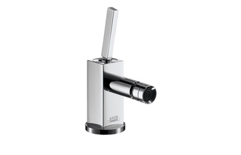 AXOR Citterio single lever bidet mixer with pop-up waste set