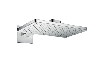 AXOR overhead shower 460/300 1jet with shower arm and square escutcheons