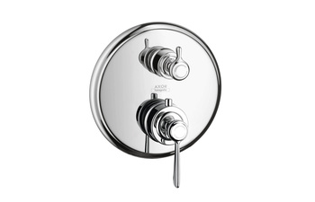 AXOR Montreux zhermostatic mixer for concealed installation with shut-off/diverter valve and lever handle