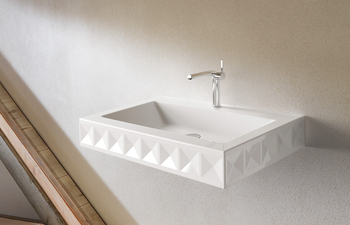 BETTELOFT ORNAMENT Wall mounted washbasin