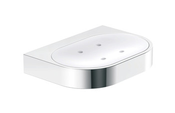 Soap dish with holder