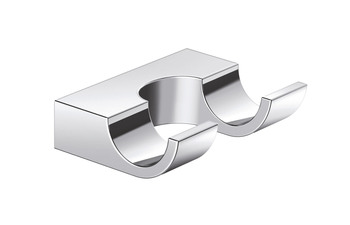 Double hook finish - chrome
