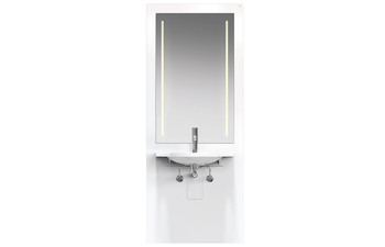 Washbasin module White, washbasin 950.11.121, LED